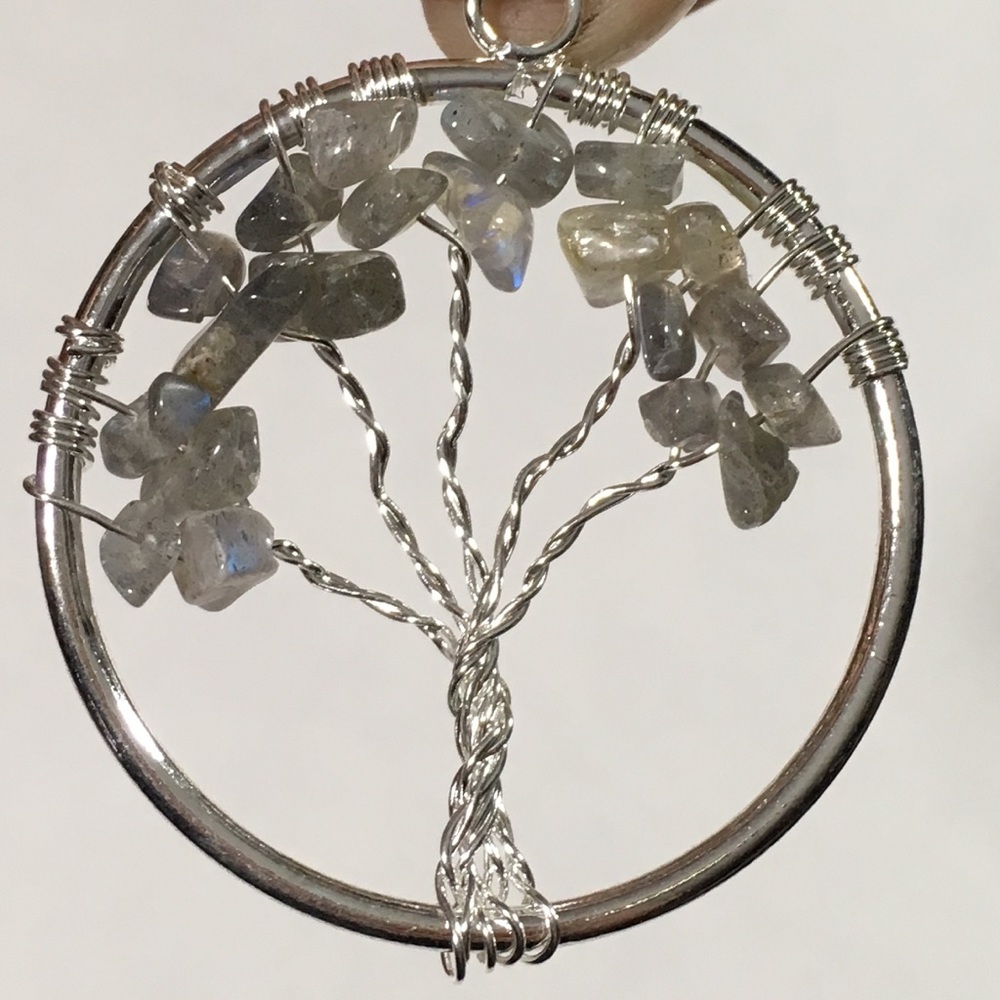 Labradorite Tree of Life Pendant